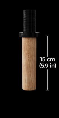 15cm tall leg