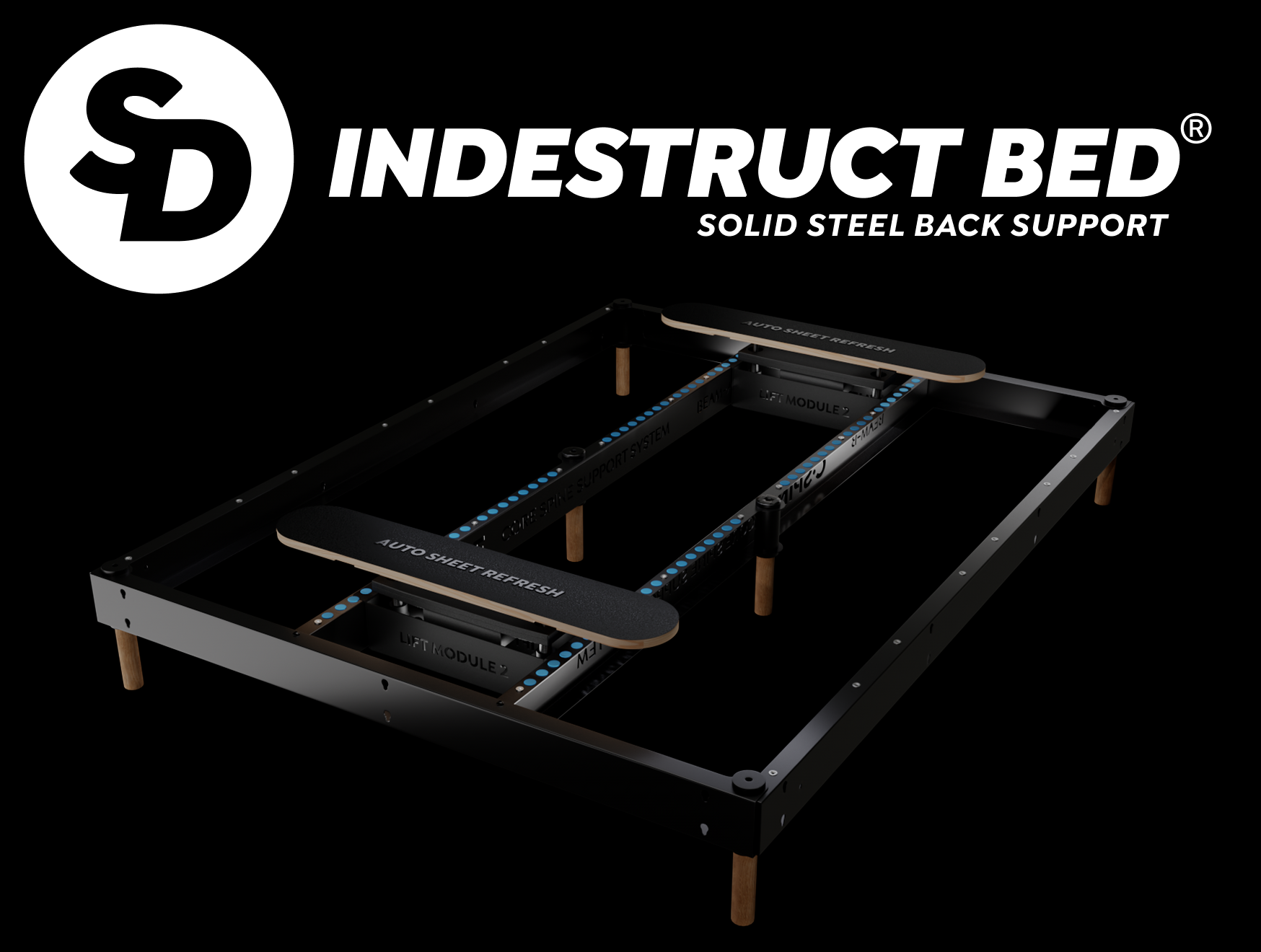 SD Indestruct Bed: C-Spine Frame