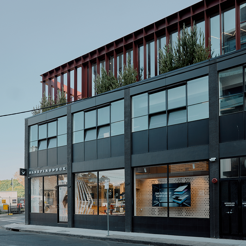 The Sleeping Duck HQ building in Prahran