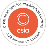 Australian service excellence awards 2022 service champion